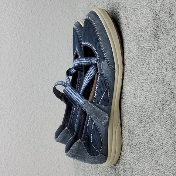 Earth Origins Shoes Earth Origins Mary Jane Loafers Comfort Shoes Navy Blue Bleu Marine